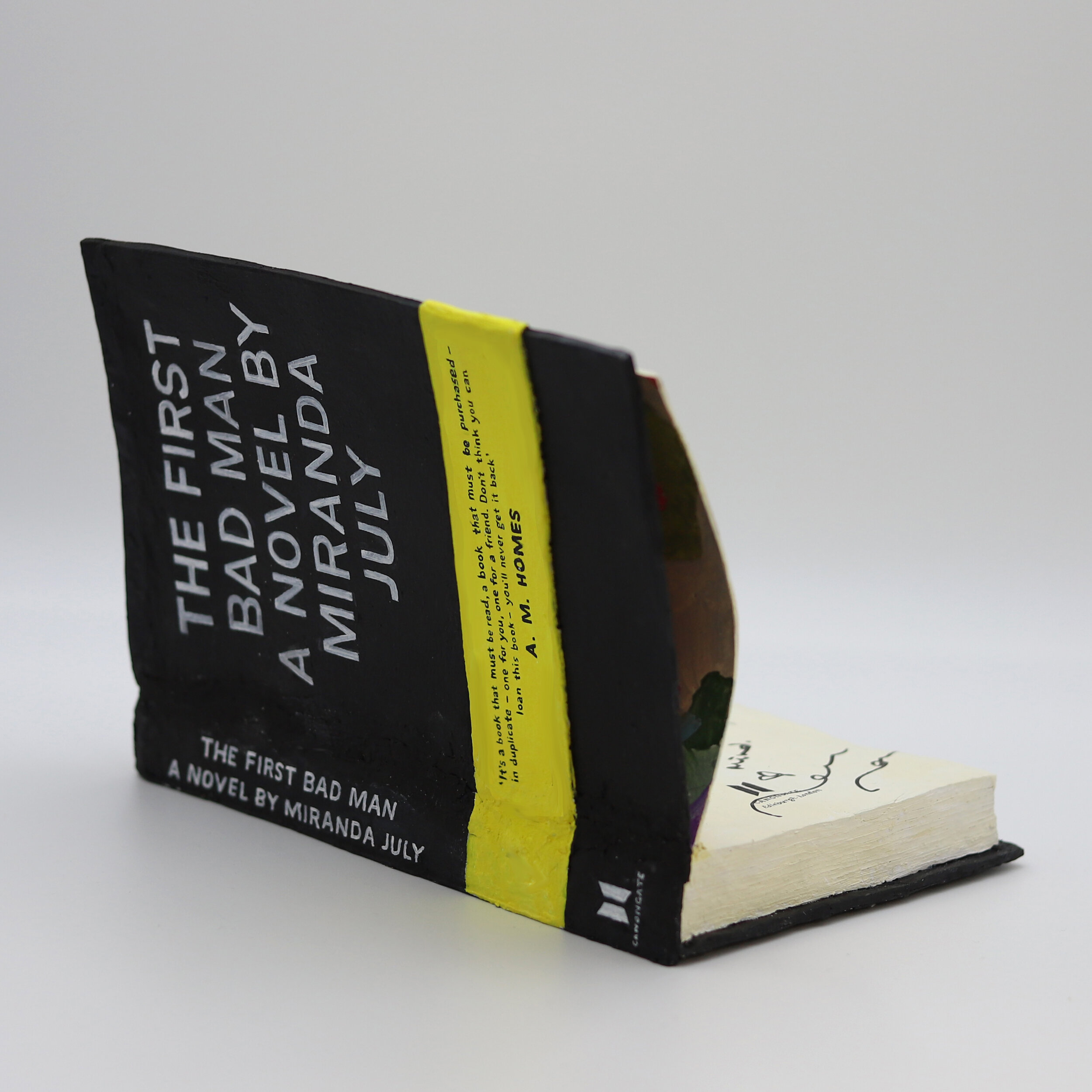 Miranda July's The First Bad Man book sculpture — Kenny Pittock Miranda July's The First Bad Man book sculpture — Kenny Pittock